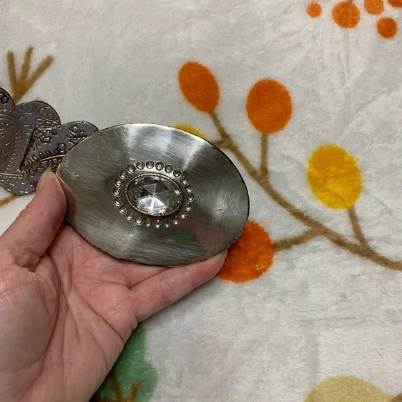 Women’s Chico’s Gray and Silver Belt - Picture 4 of 10